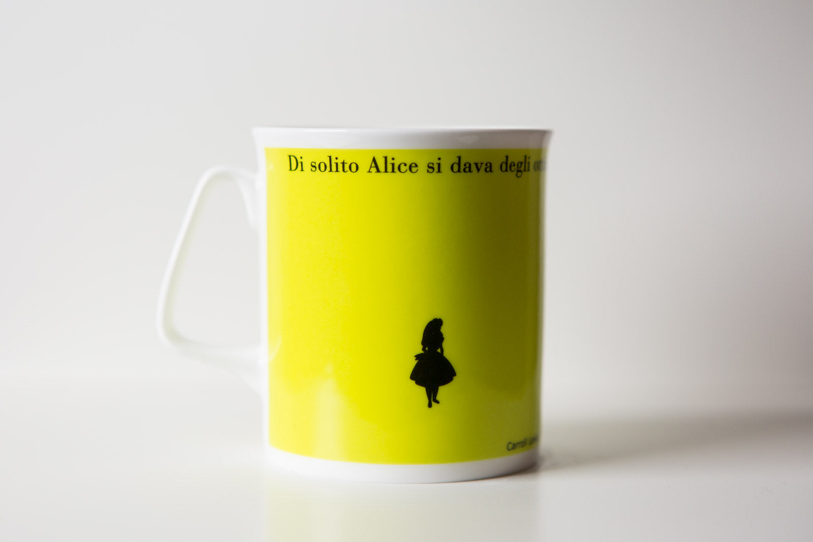 Tazza letteraria - Di solito Alice si dava degli ottimi consigli, però poi li seguiva raramente. Lewis Carroll